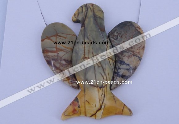 NGP10 Picasso jasper gemstone pendants set jewelry wholesale