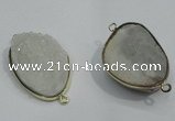NGP1050 20*30mm - 25*35mm freeform druzy agate beads pendant