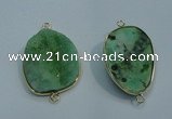 NGP1051 20*30mm - 25*35mm freeform druzy agate beads pendant