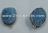 NGP1055 20*30mm - 25*35mm freeform druzy agate beads pendant