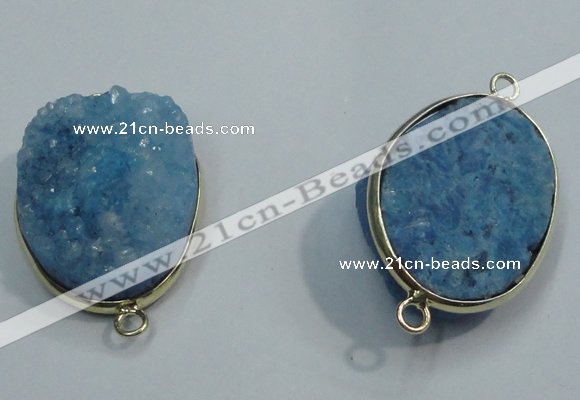 NGP1055 20*30mm - 25*35mm freeform druzy agate beads pendant