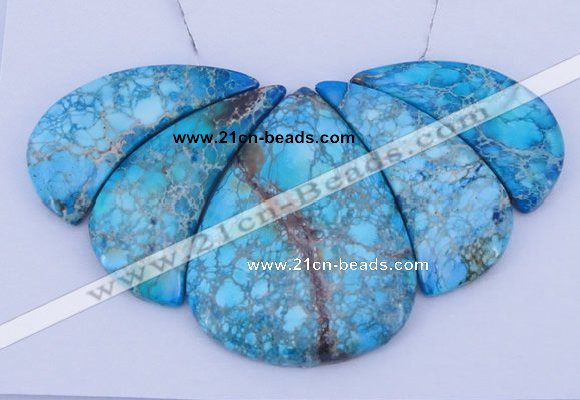 NGP106 Dyed imperial jasper gemstone pendants set jewelry wholesale