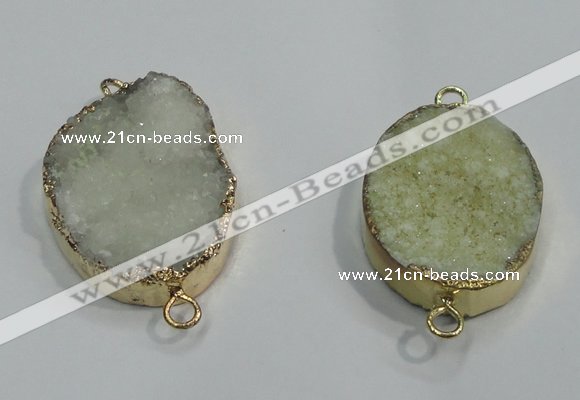 NGP1060 20*30mm - 25*35mm freeform druzy agate beads pendant