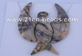 NGP11 Picasso jasper gemstone pendants set jewelry wholesale