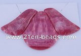 NGP112 Dyed rhodochrosite gemstone pendants set jewelry wholesale