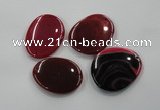 NGP1176 40*50mm - 50*60mm freeform agate gemstone pendants wholesale