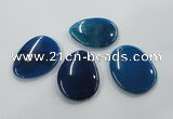 NGP1183 40*50mm - 50*65mm freeform agate gemstone pendants wholesale