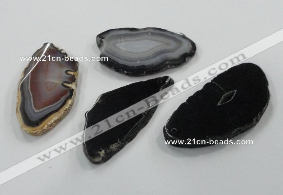 NGP1193 40*60mm - 50*70mm freeform agate gemstone pendants wholesale