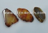 NGP1195 30*60mm - 45*75mm freeform agate gemstone pendants wholesale