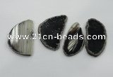 NGP1199 30*55mm - 55*75mm freeform agate gemstone pendants wholesale