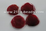 NGP1209 40*45mm - 50*65mm freeform agate gemstone pendants wholesale