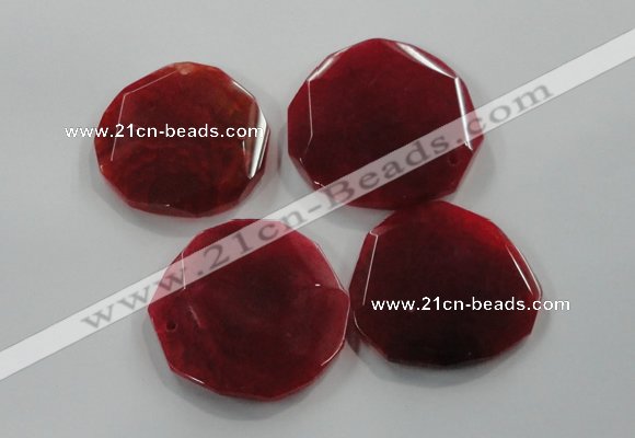 NGP1209 40*45mm - 50*65mm freeform agate gemstone pendants wholesale