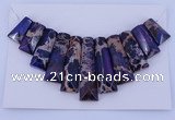 NGP121 Dyed imperial jasper gemstone pendants set jewelry wholesale