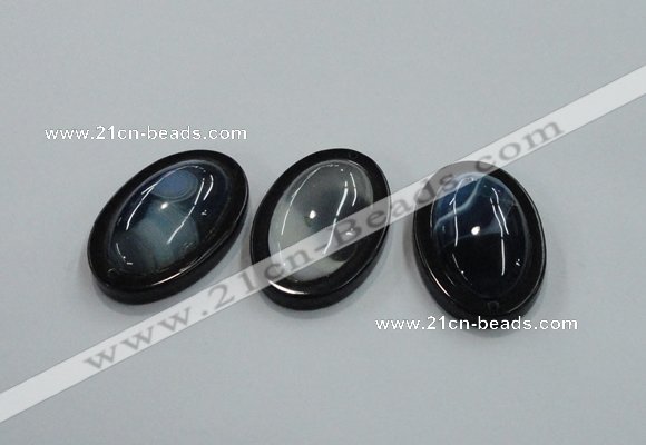 NGP1225 30*45mm freeform agate gemstone pendants wholesale