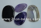 NGP1237 35*50mm - 50*70mm freeform agate gemstone pendants wholesale