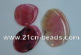 NGP1238 45*50mm - 60*80mm freeform agate gemstone pendants wholesale