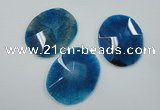 NGP1248 40*50mm - 45*55mm freeform agate gemstone pendants wholesale