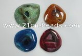 NGP1252 40*50mm - 55*65mm freeform agate gemstone pendants wholesale