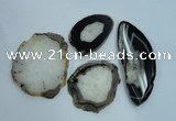 NGP1267 40*55mm - 55*80mm freeform agate gemstone pendants wholesale