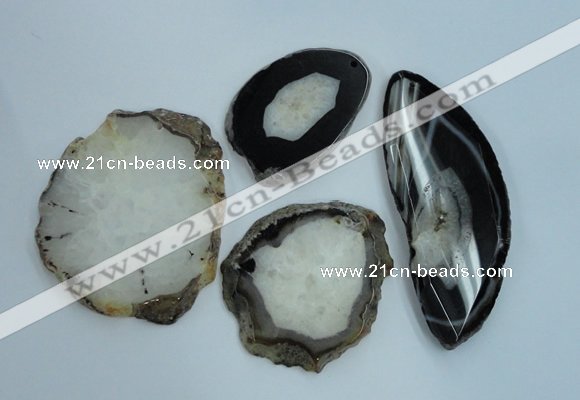 NGP1267 40*55mm - 55*80mm freeform agate gemstone pendants wholesale