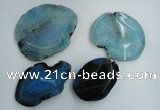 NGP1273 45*55mm - 70*90mm freeform agate gemstone pendants wholesale