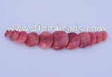 NGP129 Dyed rhodochrosite gemstone pendants set jewelry wholesale