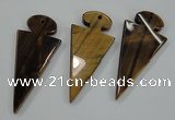 NGP1311 25*60mm – 32*65mm yellow tiger eye pendants wholesale