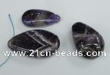 NGP1460 22*38mm - 30*50mm freeform amethyst gemstone pendants