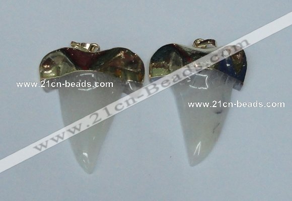 NGP1586 32*42mm - 35*45mm agate gemstone pendants