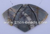 NGP16 Picasso jasper gemstone pendants set jewelry wholesale