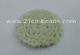 NGP1600 65*70mm Carved natural hetian jade pendants wholesale