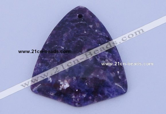 NGP161 2pcs 40*45mm fashion kunzite gemstone pendants jewelry