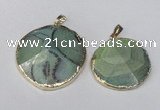 NGP1691 30*35mm - 35*40mm freeform agate gemstone pendants