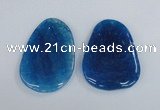 NGP1867 40*52mm - 40*58mm freeform agate gemstone pendants