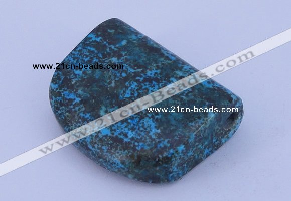 NGP195 15*35*45mm dyed african turquoise pendant jewelry wholesale