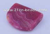 NGP198 12*34*45mm dyed rhodochrosite gemstone pendant wholesale