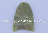 NGP202 30*42mm fashion peridot gemstone pendant jewelry wholesale