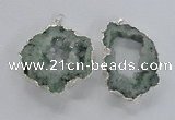 NGP2105 40*50mm - 55*65mm freeform druzy agate gemstone pendants