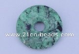 NGP219 5*30mm fashion african turquoise gemstone donut pendant