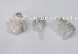 NGP2254 20*30mm - 25*35mm nuggets druzy quartz pendants