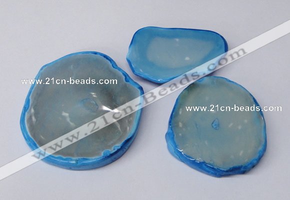 NGP2315 35*45mm - 55*65mm freeform agate gemstone pendants