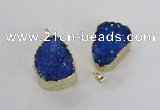 NGP2367 22*30mm - 25*30mm freefrom druzy agate pendants