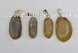 NGP2391 12*25mm - 20*30mm freeform druzy agate pendants