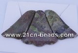 NGP24 Green rain forest stone pendants set jewelry wholesale