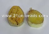 NGP2470 45*55mm - 50*65mm freeform druzy agate pendants wholesale