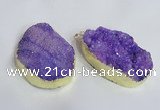 NGP2471 45*55mm - 50*65mm freeform druzy agate pendants wholesale