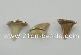 NGP2498 15*18mm - 18*20mm shark teeth pendants wholesale