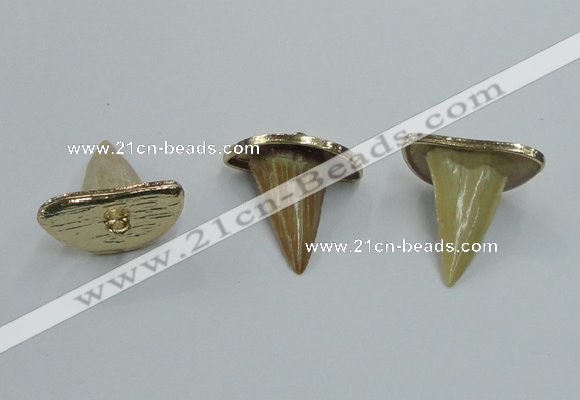 NGP2499 18*20mm - 22*25mm shark teeth pendants wholesale