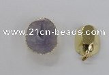 NGP2554 25*35mm - 30*40mm freeform druzy agate gemstone pendants