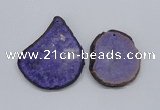 NGP2712 45*50mm - 55*75mm freeform druzy agate pendants